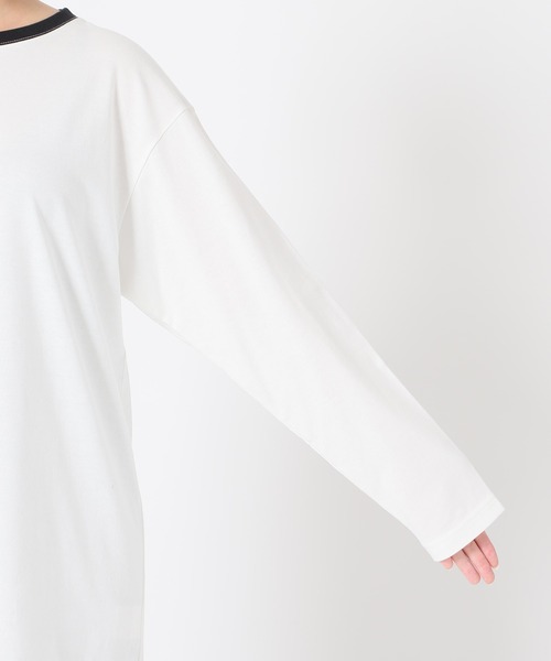 SLOBE IENA(スローブイエナ)の「IT COULD BE ロンTEE【手洗い可能】◆(Tシャツ/カットソー・レディース・ホワイト/ブラック系その他・FREE)」の3枚目の写真