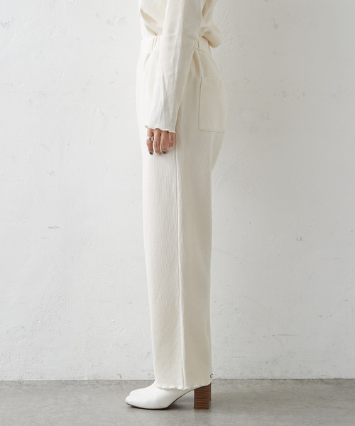 PUAL CE CIN（ピュアルセシン）の「針抜きリブインナーパンツ（その他パンツ・レディース・ブラック/ブラウン/マスタード/ナチュラル・FREE）」の10枚目の写真