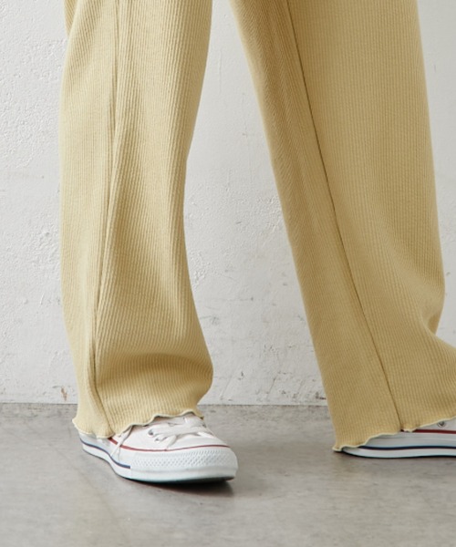 PUAL CE CIN（ピュアルセシン）の「針抜きリブインナーパンツ（その他パンツ・レディース・ブラック/ブラウン/マスタード/ナチュラル・FREE）」の19枚目の写真