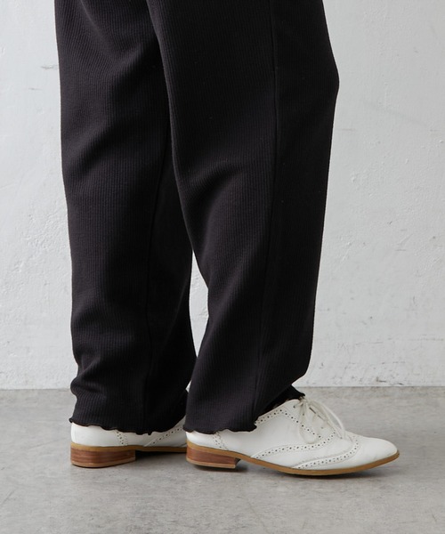 PUAL CE CIN（ピュアルセシン）の「針抜きリブインナーパンツ（その他パンツ・レディース・ブラック/ブラウン/マスタード/ナチュラル・FREE）」の21枚目の写真