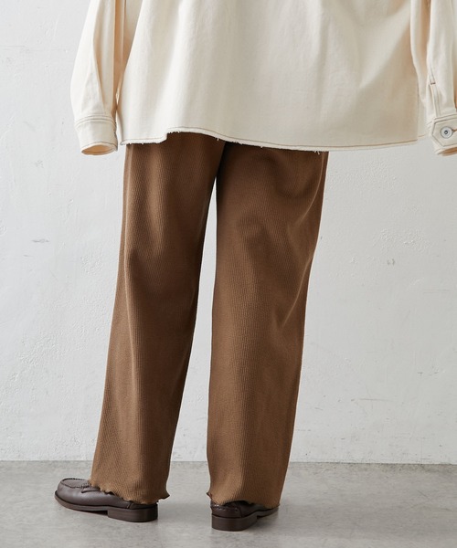 PUAL CE CIN（ピュアルセシン）の「針抜きリブインナーパンツ（その他パンツ・レディース・ブラック/ブラウン/マスタード/ナチュラル・FREE）」の22枚目の写真