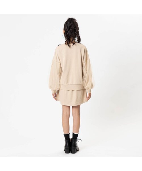 algy(アルジー)の「ガーリー裏毛セットアップ(セットアップ・キッズ・ラベンダー/オフホワイト/ベージュ・XX-SMALL/SMALL/MEDIUM/X-SMALL)」の10枚目の写真