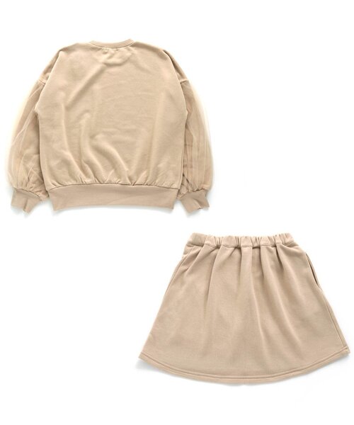 algy(アルジー)の「ガーリー裏毛セットアップ(セットアップ・キッズ・ラベンダー/オフホワイト/ベージュ・XX-SMALL/SMALL/MEDIUM/X-SMALL)」の8枚目の写真