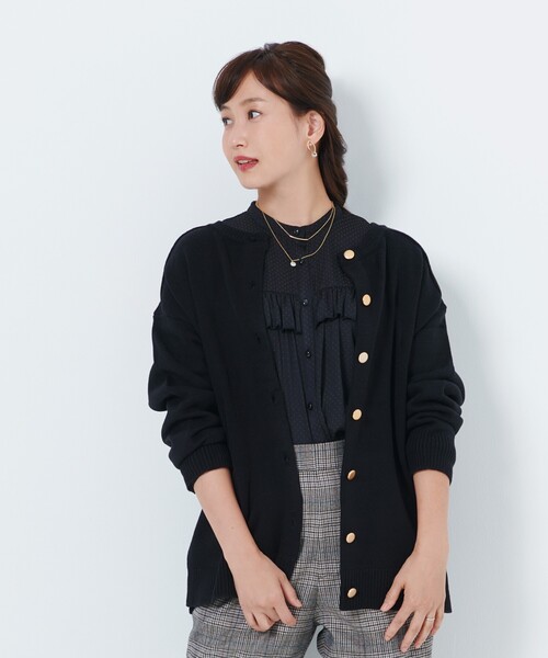 SHOO・LA・RUE（シューラルー）の「◆2連バー＆フェイクパールネックレス（ネックレス・レディース・シルバー/ゴールド・00）」の8枚目の写真