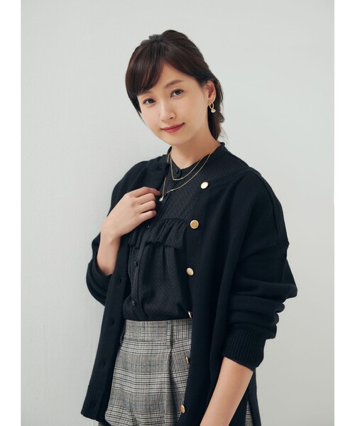 SHOO・LA・RUE（シューラルー）の「◆2連バー＆フェイクパールネックレス（ネックレス・レディース・シルバー/ゴールド・00）」の9枚目の写真