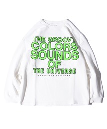 GROOVY COLORS（グルービーカラーズ）の「GROOVY COLORS/グルービーカラーズ 裏毛 SOUNDS OUT ビッグシルエットスウェット ロゴプリント（スウェット・キッズ）」