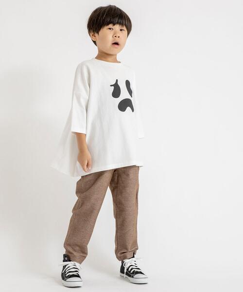 coen（コーエン）の「【coen キッズ】ハロウィンビッグ8分袖チュニックTシャツ（Tシャツ/カットソー・キッズ・ホワイト/ブラック・100/110/120/130）」の16枚目の写真