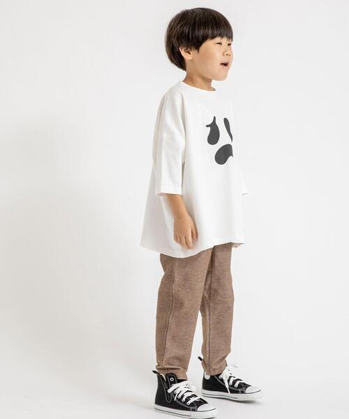 coen（コーエン）の「【coen キッズ】ハロウィンビッグ8分袖チュニックTシャツ（Tシャツ/カットソー・キッズ・ホワイト/ブラック・100/110/120/130）」の13枚目の写真