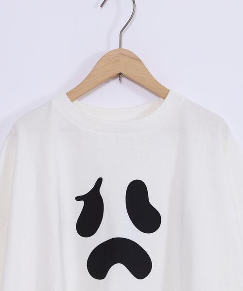 coen（コーエン）の「【coen キッズ】ハロウィンビッグ8分袖チュニックTシャツ（Tシャツ/カットソー・キッズ・ホワイト/ブラック・100/110/120/130）」の15枚目の写真