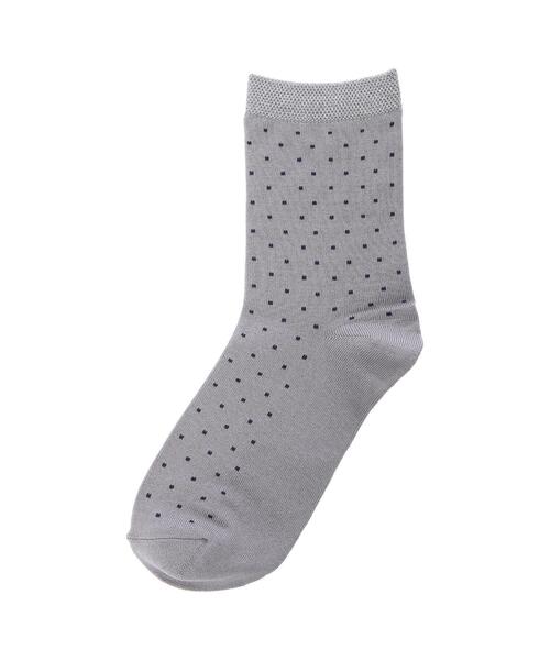 koe（コエ）の「TOPラメニットドット*（ソックス/靴下・レディース・グリーン/パープル/ブラック/ライトグレー・FREE）」の8枚目の写真