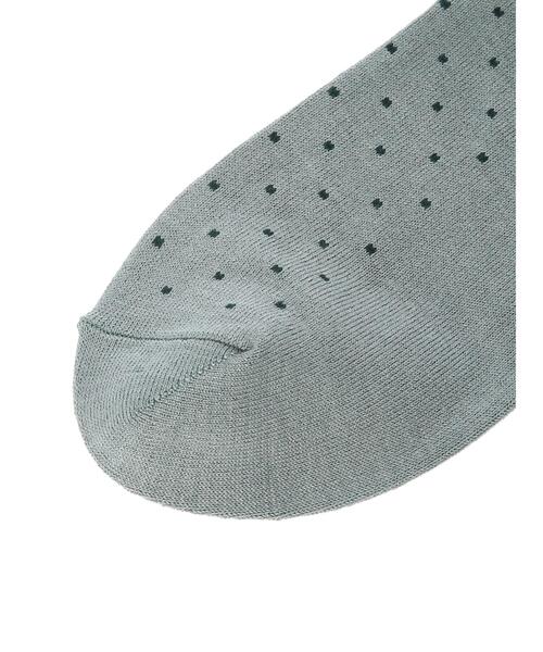 koe（コエ）の「TOPラメニットドット*（ソックス/靴下・レディース・グリーン/パープル/ブラック/ライトグレー・FREE）」の11枚目の写真