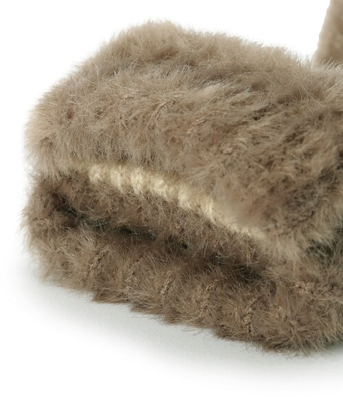 DRESKIP（ドレスキップ）の「◆アニマルシャギー手袋（手袋・レディース・ブラック/ダークブラウン/サンドベージュ・00）」の7枚目の写真