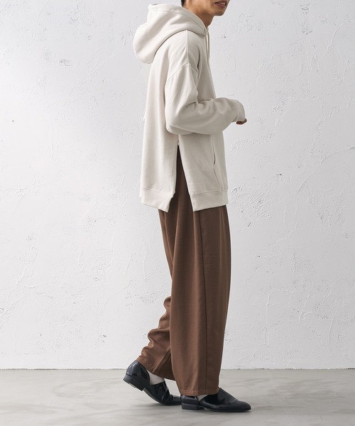 epnok(エプノック)の「サイドオープンパーカー(パーカー・メンズ・グレイッシュブルー/ブラック/アイボリー・MEDIUM/LARGE/SMALL)」の16枚目の写真