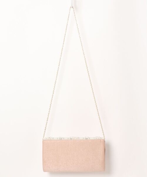Cupid Heart（キューピッドハート）の「【Cupid Heart】結婚式バッグ/ライスパールクラッチバッグ（クラッチバッグ・レディース・ブラック/ベージュ/シルバー・MEDIUM）」の8枚目の写真