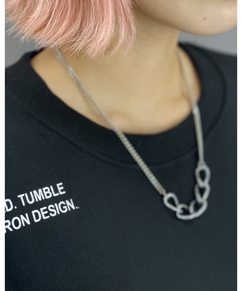 VIBGYOR（ヴィブジョー）の「「CAMP」Laundry symbol white sweatshirt（Tシャツ/カットソー・レディース・ホワイト/ブラック・FREE）」の16枚目の写真