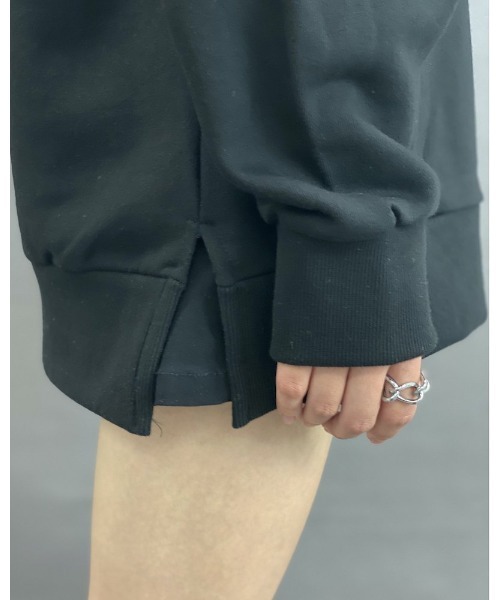 VIBGYOR（ヴィブジョー）の「「CAMP」Laundry symbol white sweatshirt（Tシャツ/カットソー・レディース・ホワイト/ブラック・FREE）」の18枚目の写真