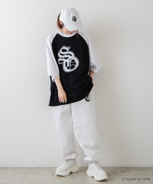 WEGO GRAPHICS(ウィゴーグラフィックス)の「WEGO/superior oneコラボラグランビッグT(Tシャツ/カットソー・メンズ・ホワイト/ブラック・FREE)」の9枚目の写真
