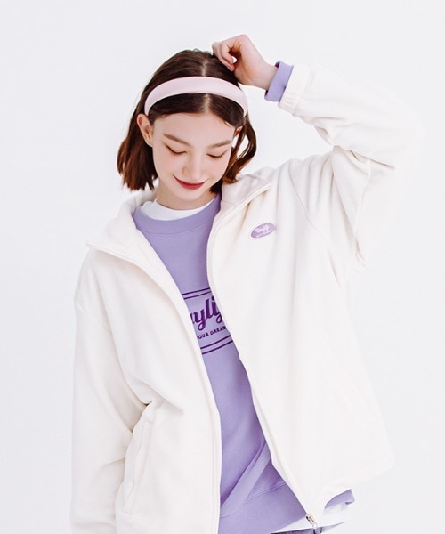 DAYLIFE 】フリースハイネックジップアップ / FLEECE HIGH NECK ZIP UP