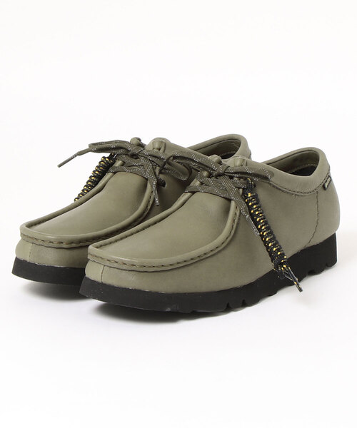 Clarks Originals（クラークスオリジナルズ）の「【Clarks/クラークス】（UN）WALLABEE GTX（モカシン/デッキシューズ・メンズ・ネイビー/オリーブ・8/9/7.5）」の2枚目の写真