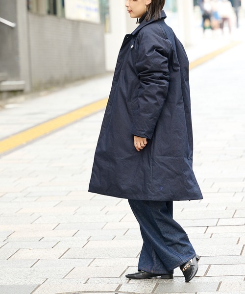DESCENTE PAUSE（デサントポーズ）の「《ユニセックス》【DESCENTE PAUSE/デサントポーズ】SOUTIEN COLLAR DOWN COAT（ダウンジャケット/コート・レディース・ブラック/ネイビー・X-SMALL/MEDIUM/0）」の6枚目の写真