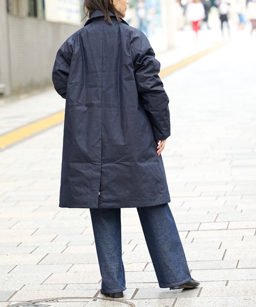 DESCENTE PAUSE（デサントポーズ）の「《ユニセックス》【DESCENTE PAUSE/デサントポーズ】SOUTIEN COLLAR DOWN COAT（ダウンジャケット/コート・レディース・ブラック/ネイビー・X-SMALL/MEDIUM/0）」の8枚目の写真