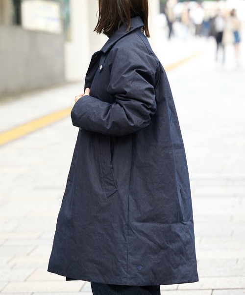 DESCENTE PAUSE（デサントポーズ）の「《ユニセックス》【DESCENTE PAUSE/デサントポーズ】SOUTIEN COLLAR DOWN COAT（ダウンジャケット/コート・レディース・ブラック/ネイビー・X-SMALL/MEDIUM/0）」の12枚目の写真