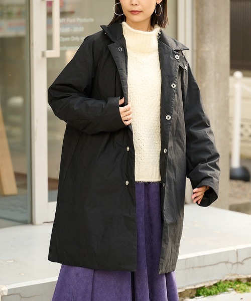 DESCENTE PAUSE（デサントポーズ）の「《ユニセックス》【DESCENTE PAUSE/デサントポーズ】SOUTIEN COLLAR DOWN COAT（ダウンジャケット/コート・レディース・ブラック/ネイビー・X-SMALL/MEDIUM/0）」の13枚目の写真