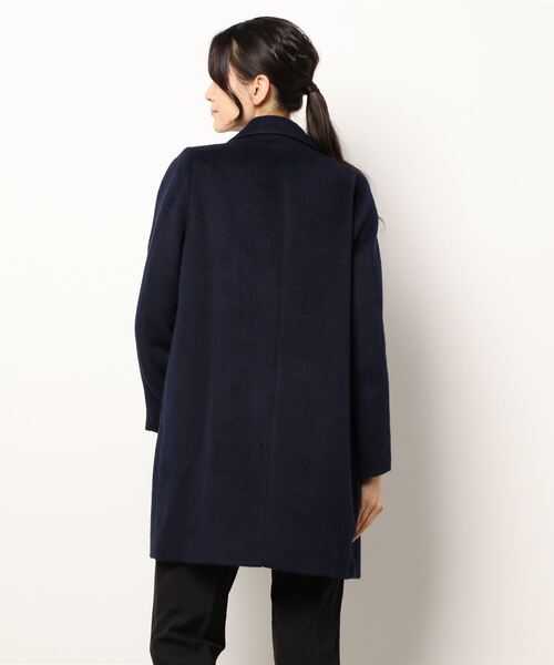 M.deux（エムドゥ）の「シャギーチェスターコート（チェスターコート・レディース・ネイビー・MEDIUM）」の8枚目の写真