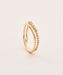 LAZY SUSAN（レイジースーザン）の「リング2連 ダイヤUライン（リング