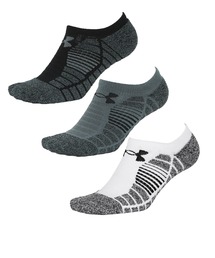 UNDER ARMOUR（アンダーアーマー）の「アンダーアーマー UNDER ARMOUR 靴下 ソックス 3足セット メンズ かっこいい 綿 ロゴ ワンポイント ボーダー ストライプ ブランド（ソックス/靴下・メンズ）」