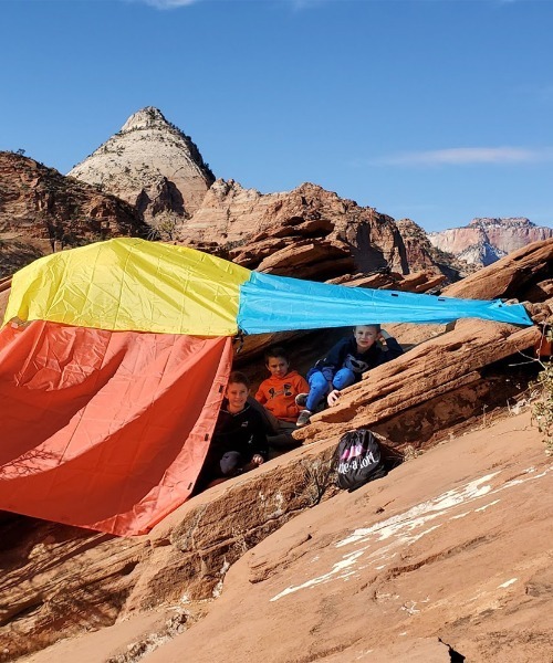 babybaby select（ベイビーベイビーセレクト）の「【TOTE A FORT/トートアフォート】タープケット 4枚セット（おもちゃ