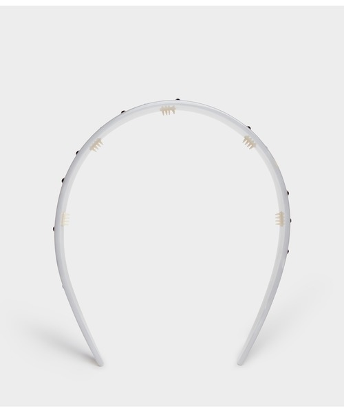 J&M Davidson（ジェイアンドエムデヴィッドソン）の「ワイド ヘッドバンド（ヘアバンド・レディース・ブラック/シルバー・FREE）」の6枚目の写真
