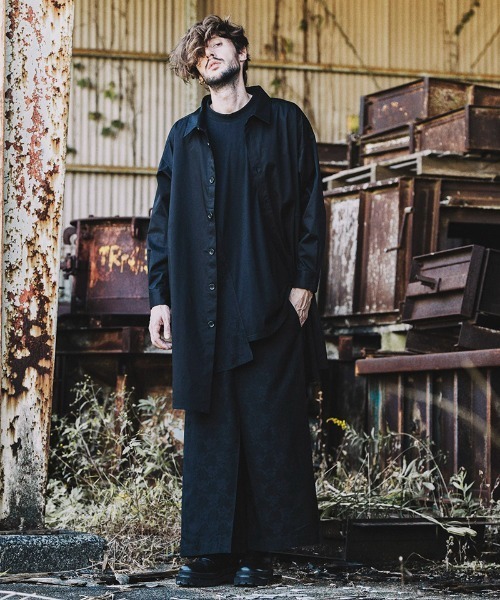 NO ID.(ノーアイディ)の「mlt3702-ポインテッドJQ-BIG-PO プルオーバー(Tシャツ/カットソー・メンズ・ブラック/ブラック系その他/レオパード・ONE SIZE)」の16枚目の写真