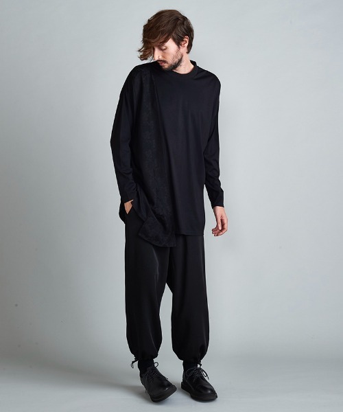 NO ID.(ノーアイディ)の「mlt3702-ポインテッドJQ-BIG-PO プルオーバー(Tシャツ/カットソー・メンズ・ブラック/ブラック系その他/レオパード・ONE SIZE)」の21枚目の写真