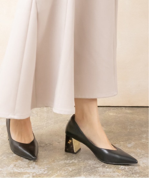 RANDA（ランダ）の「ストレスフリー/ソフト デザインヒールパンプス（パンプス・レディース・ブラック/パープル/グレイッシュベージュ・23/24/25/25.5/22.5/24.5/23.5/22）」の10枚目の写真