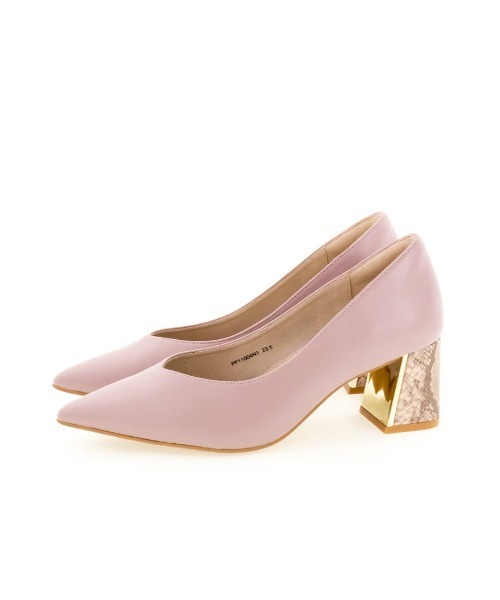 RANDA（ランダ）の「ストレスフリー/ソフト デザインヒールパンプス（パンプス・レディース・ブラック/パープル/グレイッシュベージュ・23/24/25/25.5/22.5/24.5/23.5/22）」の9枚目の写真