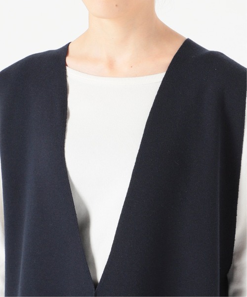 Spick & Span（スピックアンドスパン）の「ニットベスト◆（ベスト・レディース・ネイビー/グレー・FREE）」の21枚目の写真