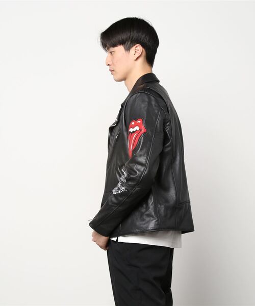 JACKROSE（ジャックローズ）の「B-TRS ラムレザーダブルライダース