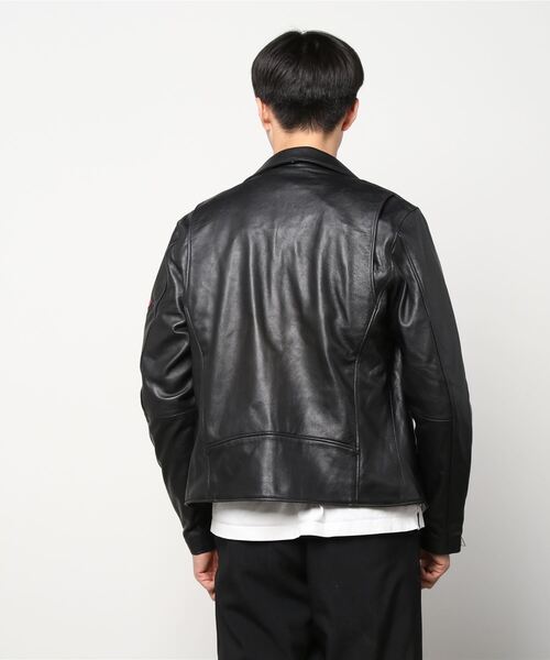 JACKROSE（ジャックローズ）の「B-TRS ラムレザーダブルライダース