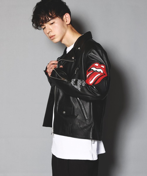 JACKROSE（ジャックローズ）の「B-TRS ラムレザーダブルライダース