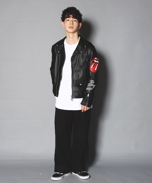 JACKROSE（ジャックローズ）の「B-TRS ラムレザーダブルライダース