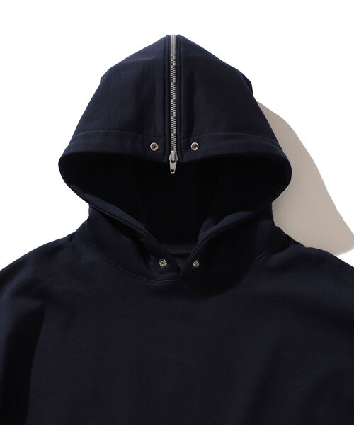 BEAMS(ビームス)の「BEAMS / カデット スウェットフディー(パーカー・メンズ・ネイビー/トップグレー・S/M/L/XL)」の14枚目の写真