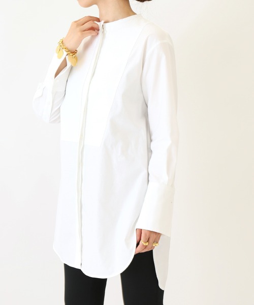 VERMEIL par iena(ヴェルメイユパーイエナ)の「《追加》THOMAS MASONブロードボザムシャツ◆(シャツ/ブラウス・レディース・ホワイト・FREE)」の12枚目の写真