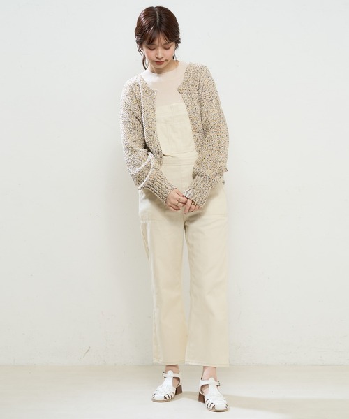 natural couture(ナチュラルクチュール)の「MIXテープヤーンプレイフルカーディガン(カーディガン/ボレロ・レディース・ベージュ系その他/ブルー系その他/イエロー系その他・FREE)」の17枚目の写真