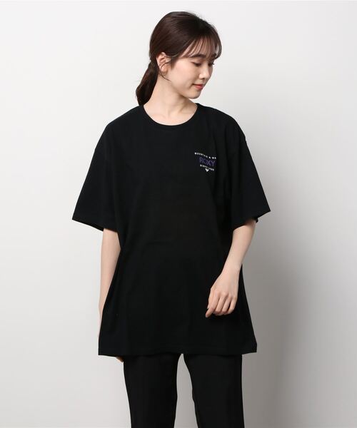 セール】ROXY/ロキシー ビッグシルエット バックプリントロゴTシャツ