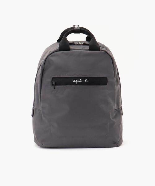 アニエスベー　チャコールグレー　リュック バックパック｜agnès b.｜アニエスベー公式オンラインブティック