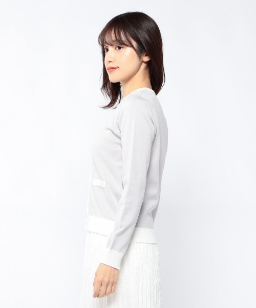 MISCH MASCH（ミッシュマッシュ）の「配色ニットアンサンブル（アンサンブル・レディース・ライトブルー/ピンクベージュ/ラベンダー/ホワイト・MEDIUM）」の11枚目の写真