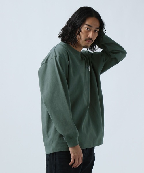 BAYFLOW(ベイフロー)の「バックプリントL/S TEE(Tシャツ/カットソー・メンズ・グリーン/ベージュ/ホワイト/ブラック・LARGE/MEDIUM)」の17枚目の写真