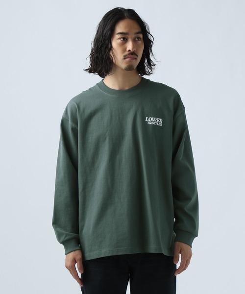 BAYFLOW(ベイフロー)の「バックプリントL/S TEE(Tシャツ/カットソー・メンズ・グリーン/ベージュ/ホワイト/ブラック・LARGE/MEDIUM)」の14枚目の写真