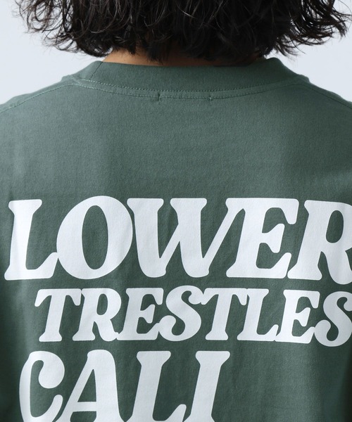 BAYFLOW(ベイフロー)の「バックプリントL/S TEE(Tシャツ/カットソー・メンズ・グリーン/ベージュ/ホワイト/ブラック・LARGE/MEDIUM)」の12枚目の写真